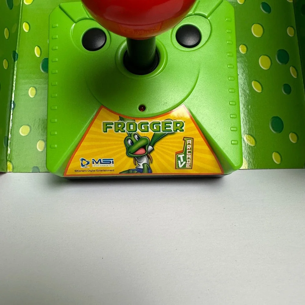 MSI Entertainment Frogger TV Arcade‎ Plug and Play Video Game Retro Joystick